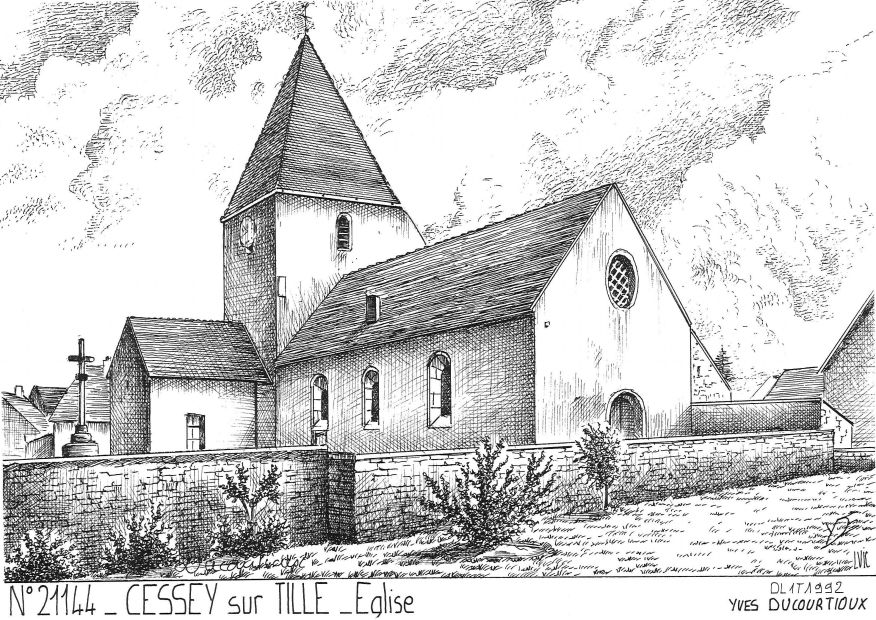 N 21144 - CESSEY SUR TILLE - église